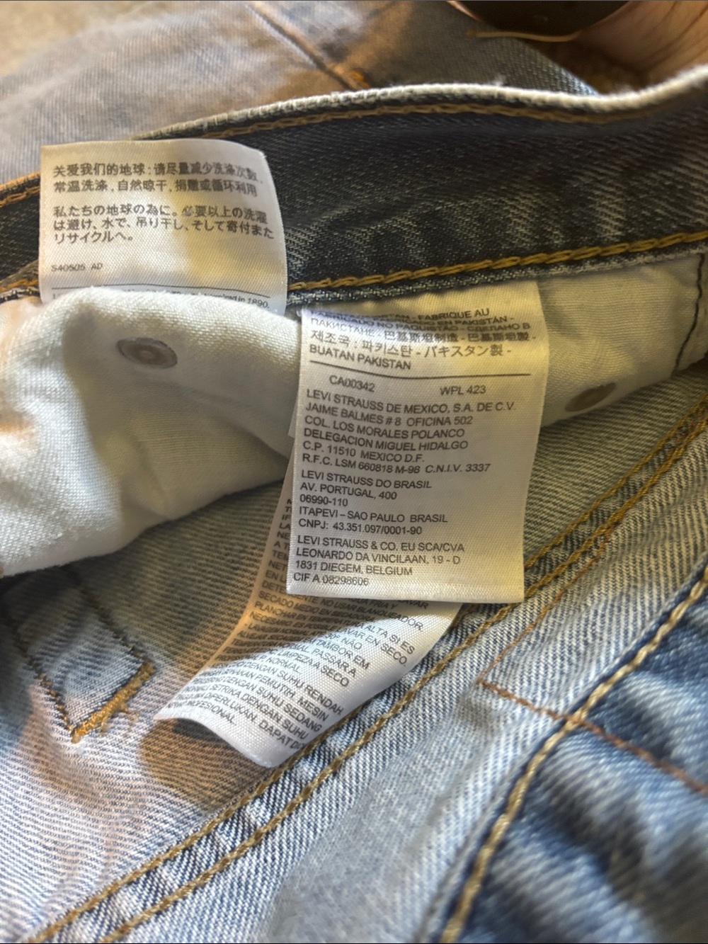 Levi's Men's Bootcut Jeans - Light Blue - Picture 2 of 5